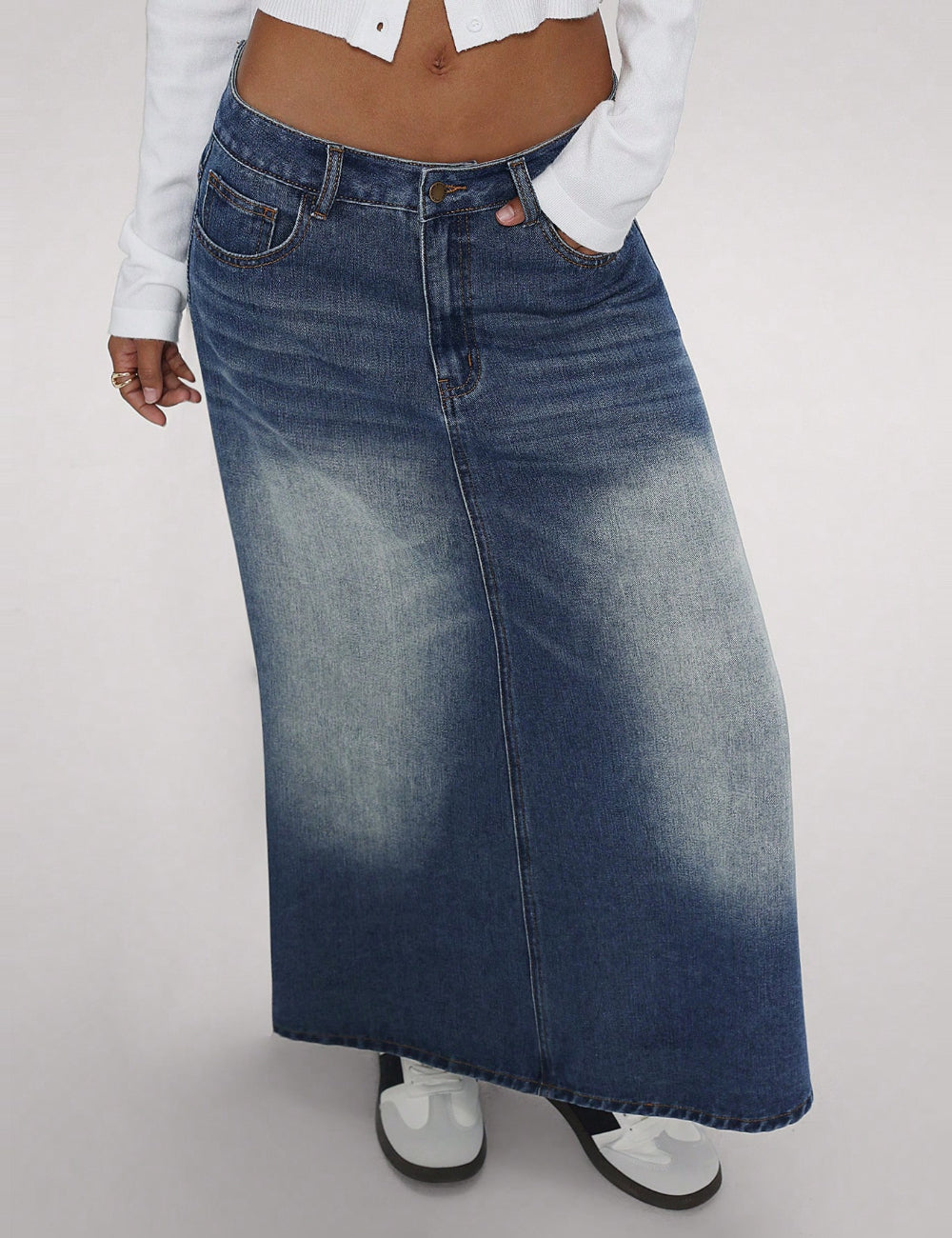 Shein Forever 21 farmer szoknya, kék