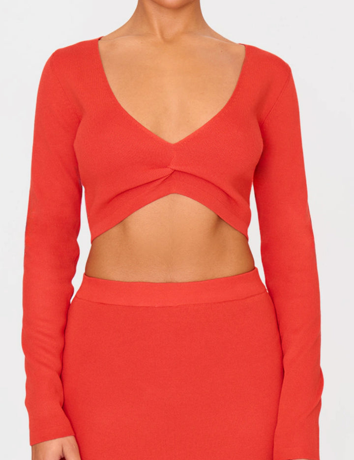 PRETTYLITTLETHING Maxi szoknya, piros