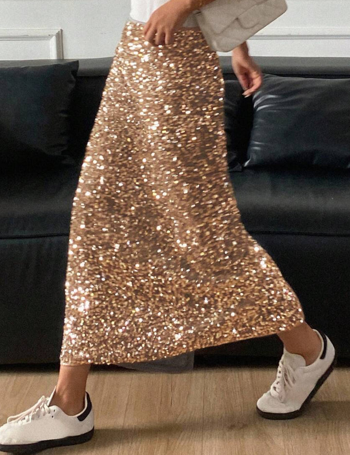 Shein maxiszoknya, arany