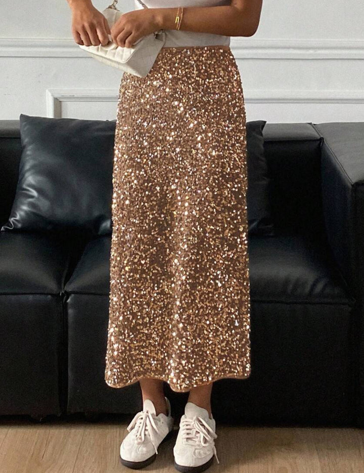 Shein maxiszoknya, arany