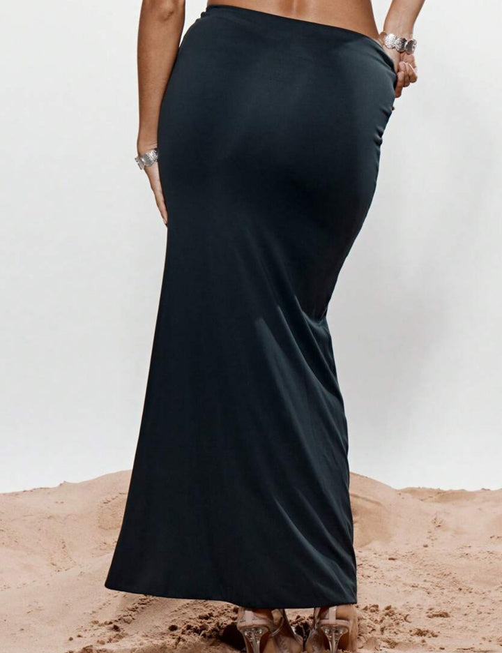 Shein maxi szoknya, sötétkék