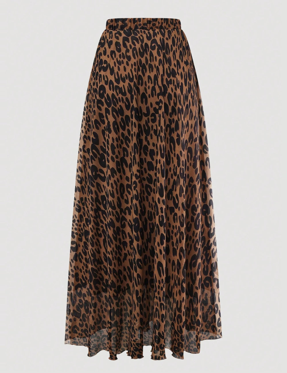 Fustă maxi Shein Curve+, mix culori