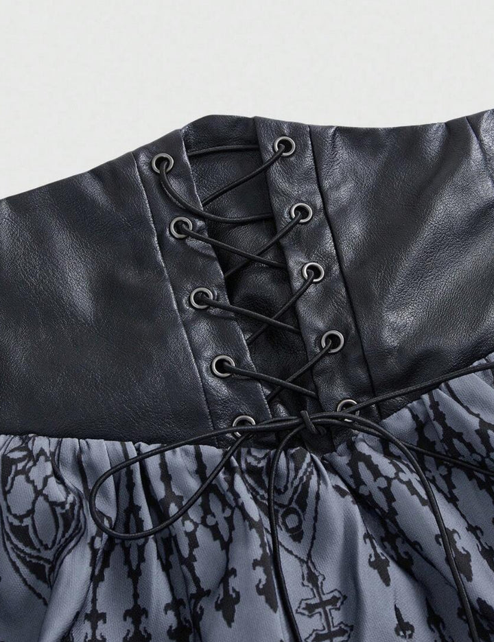 Shein Curve+ maxi szoknya, többszínű