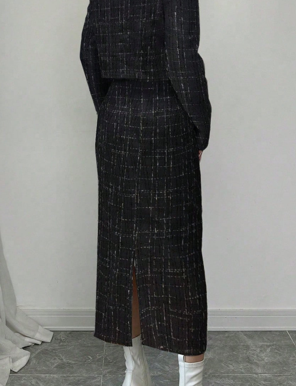 Fustă maxi Shein, negru