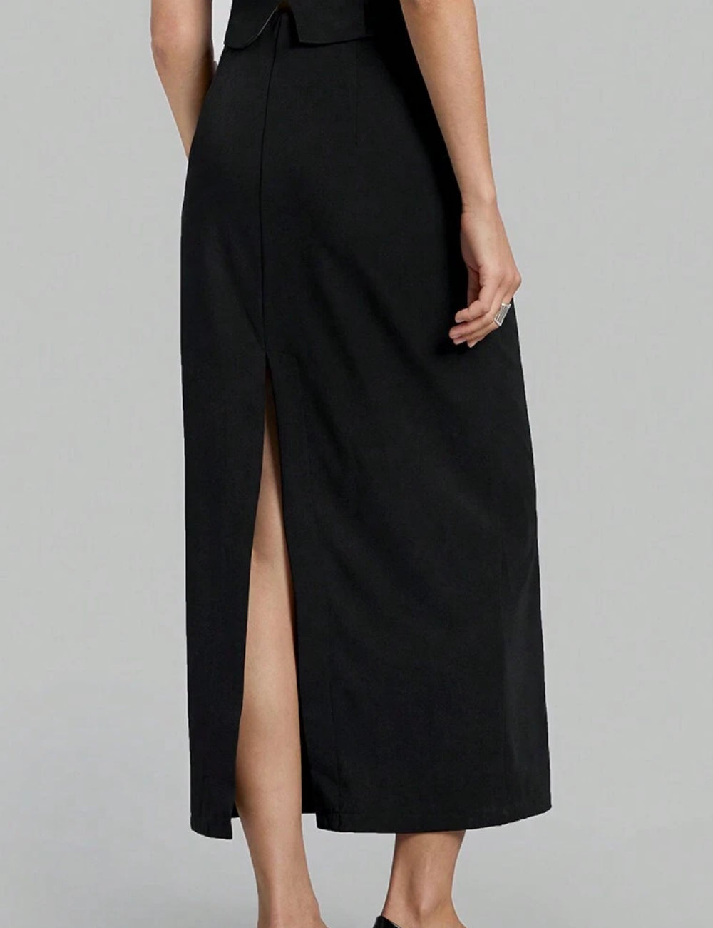 SHEIN maxi szoknya, fekete