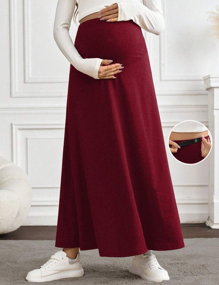Shein maxi szoknya, bordó