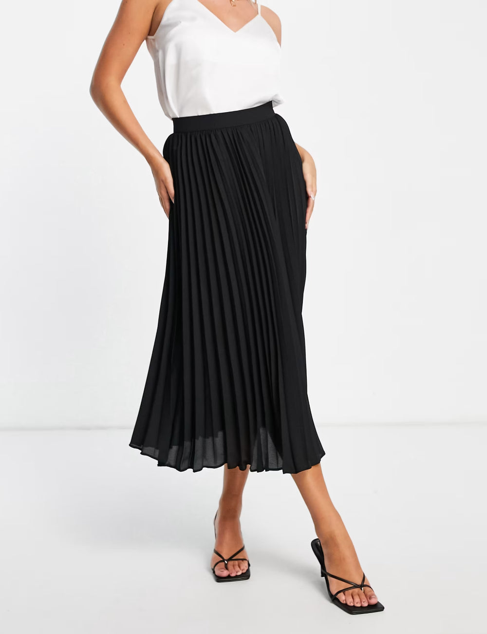 ASOS midi szoknya, fekete