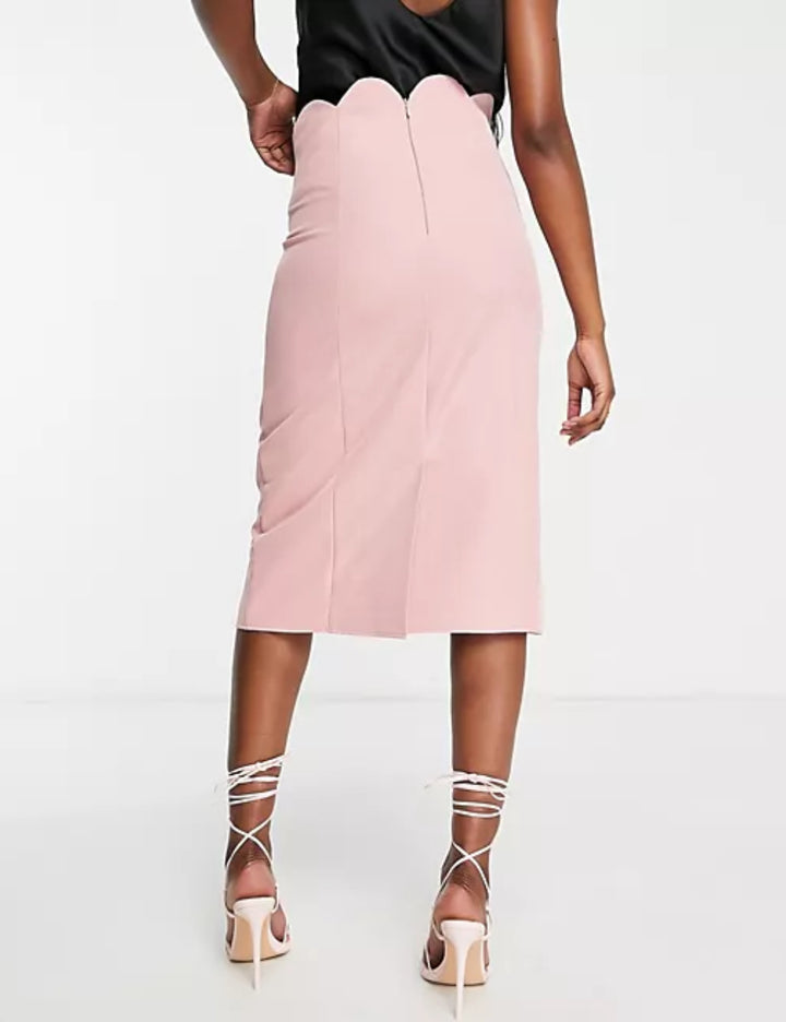 ASOS midi szoknya, rózsaszín