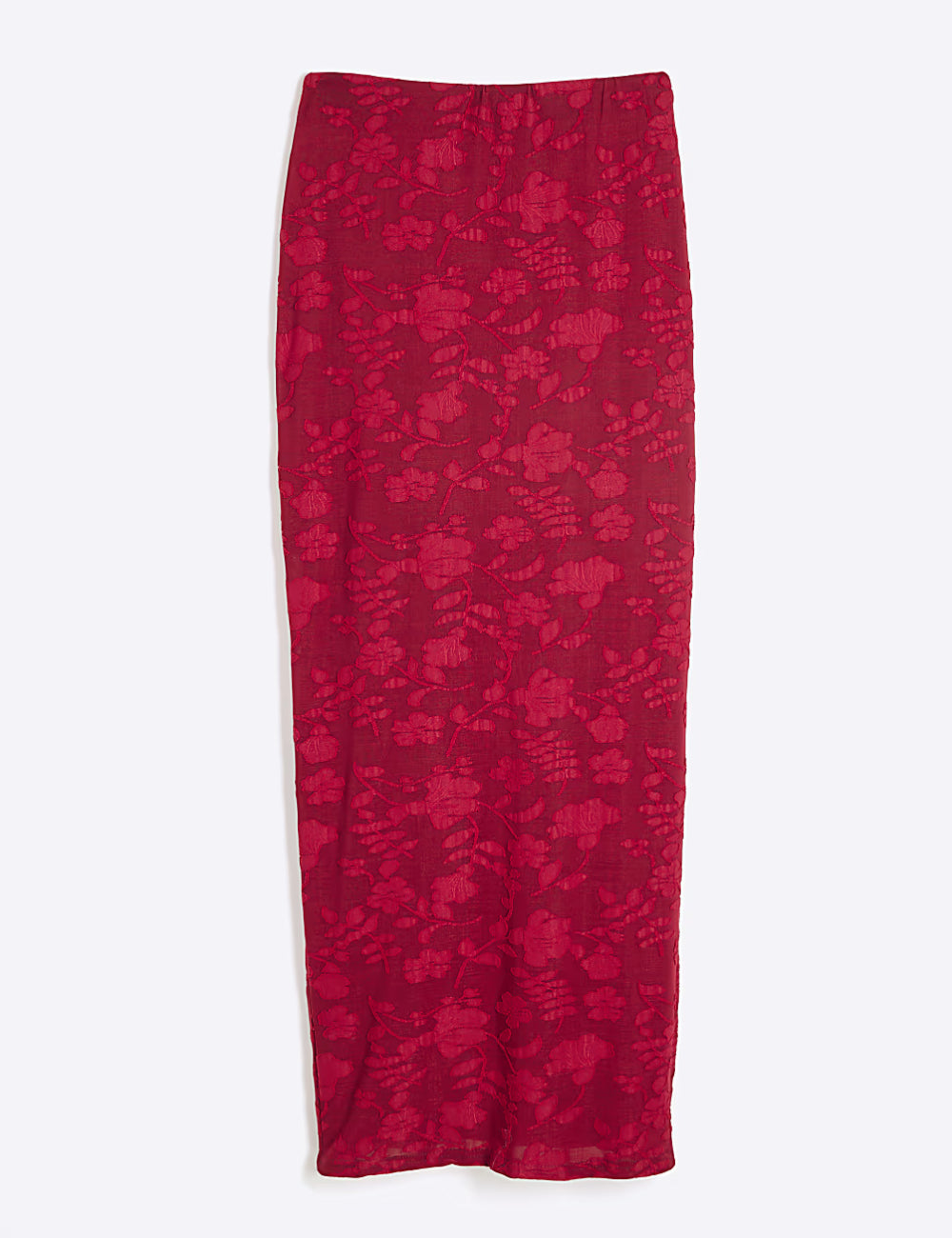 River Island midiszoknya, bordó