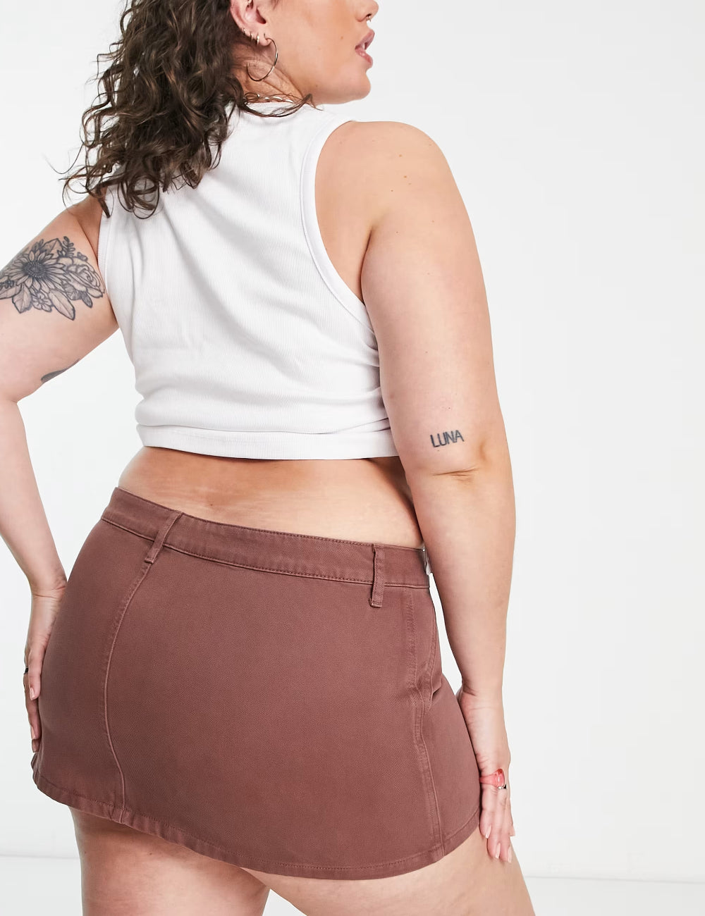 ASOS miniszoknya, barna