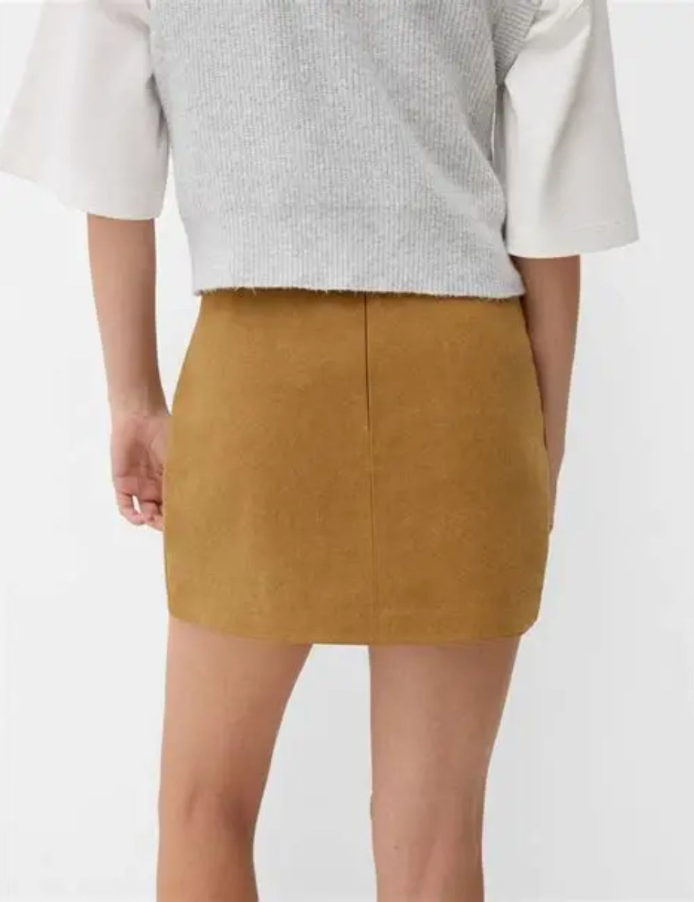 Bershka miniszoknya, barna