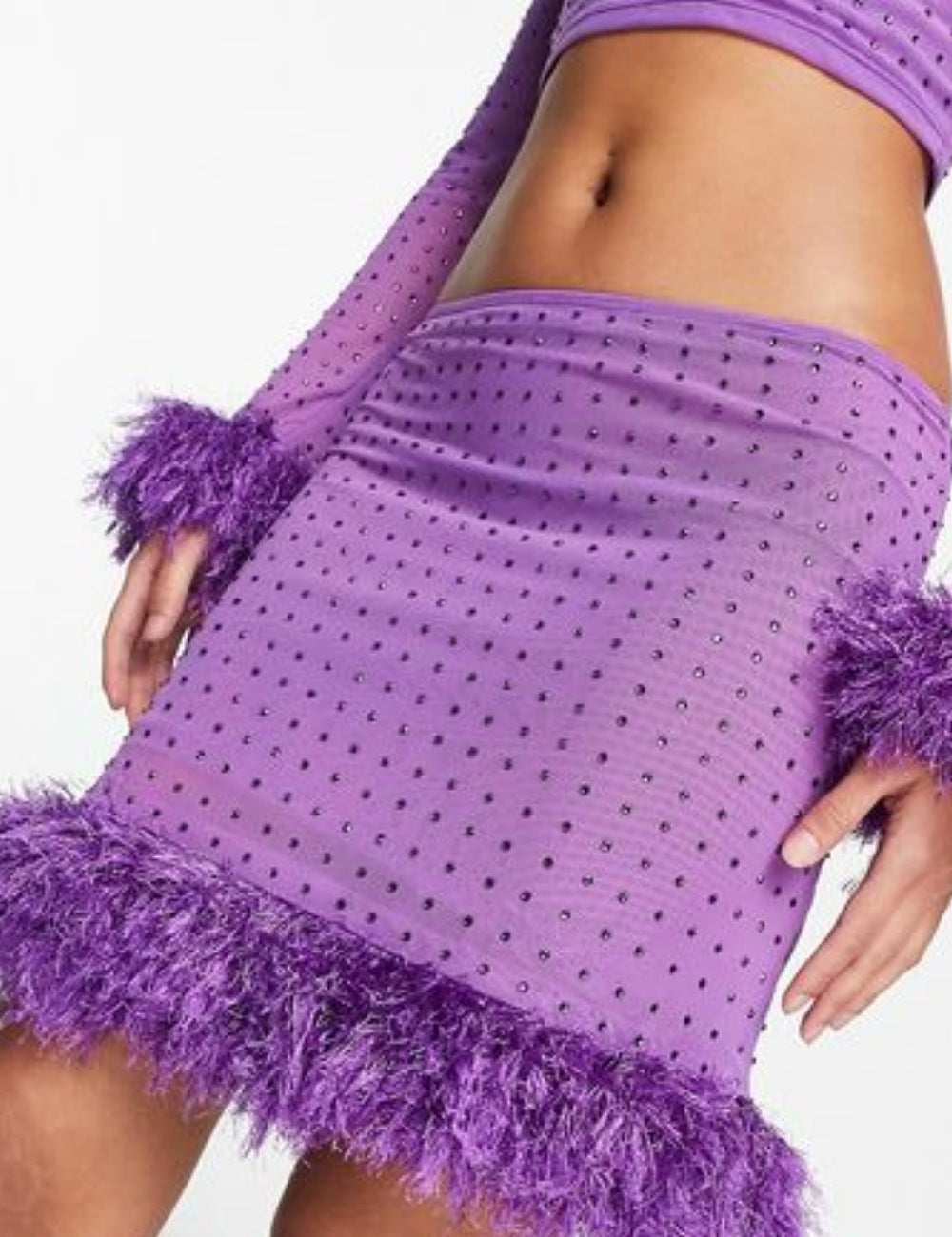 Miss Selfridge mini szoknya, lila