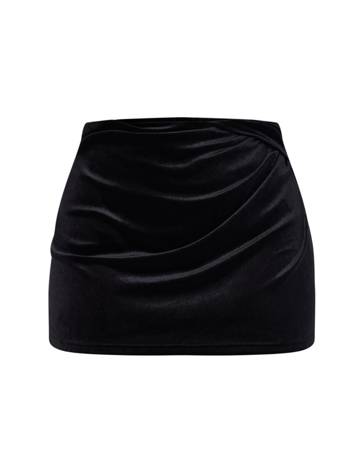 PRETTYLITTLETHING mini szoknya, fekete