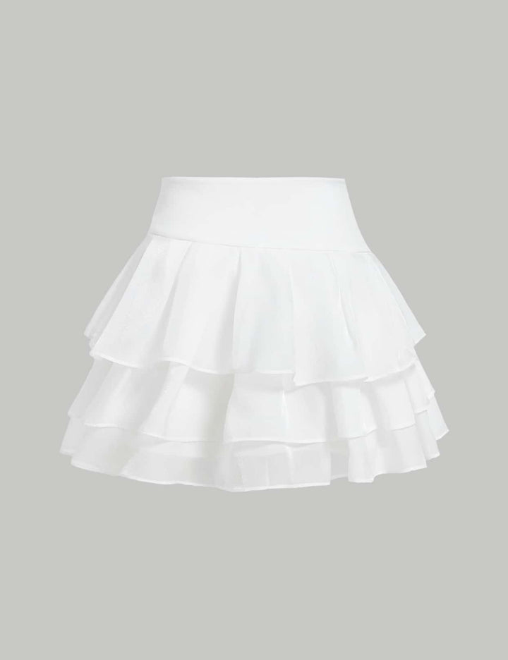 Shein miniszoknya, fehér