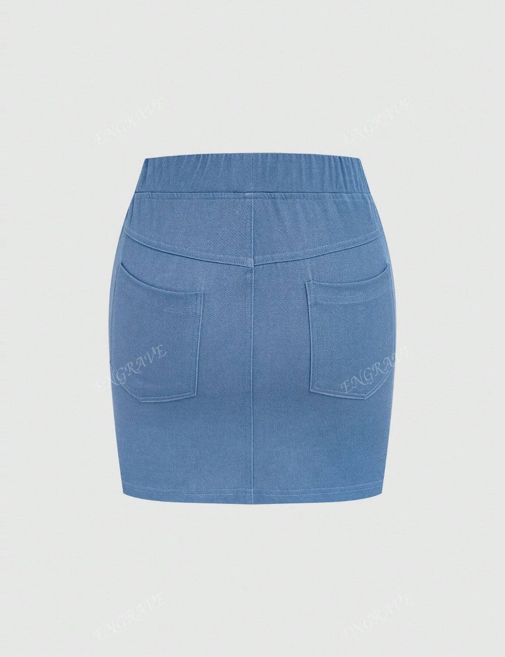 Shein miniszoknya, kék