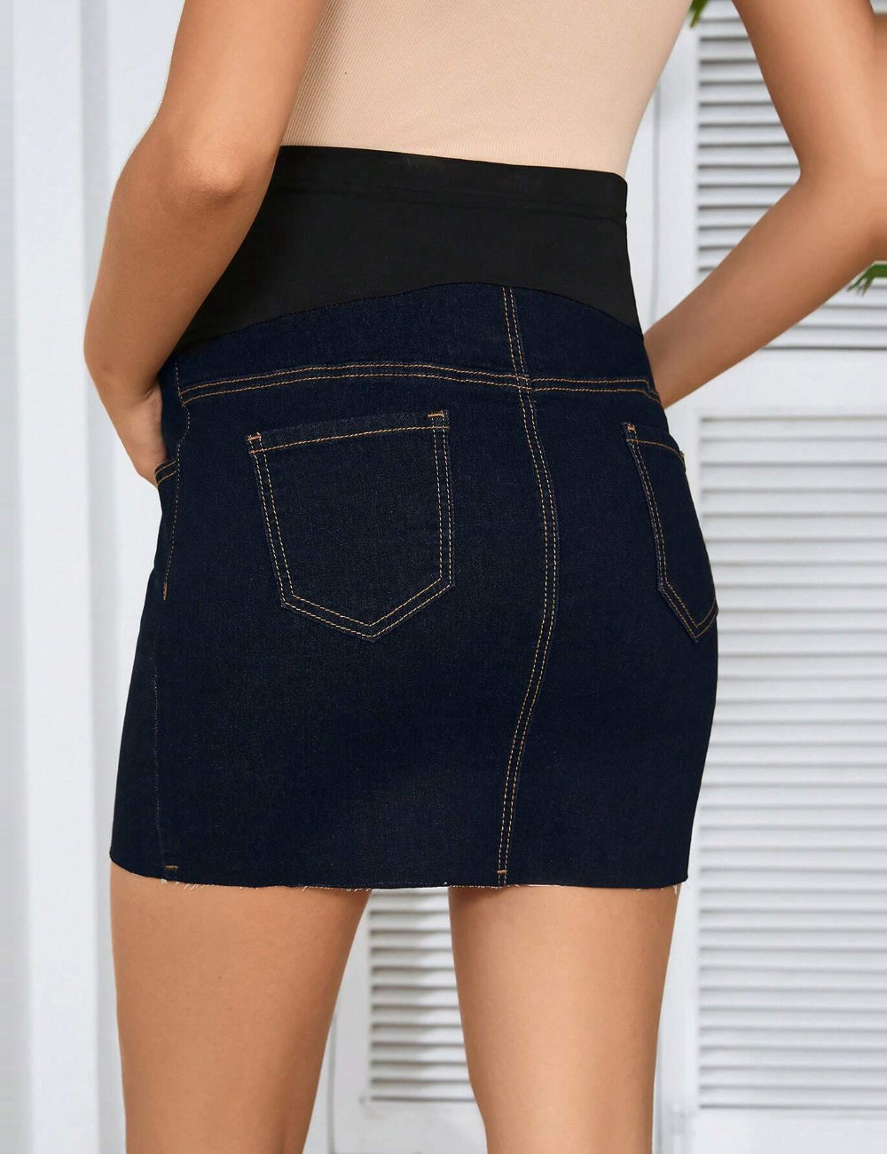 Shein mini szoknya, kék