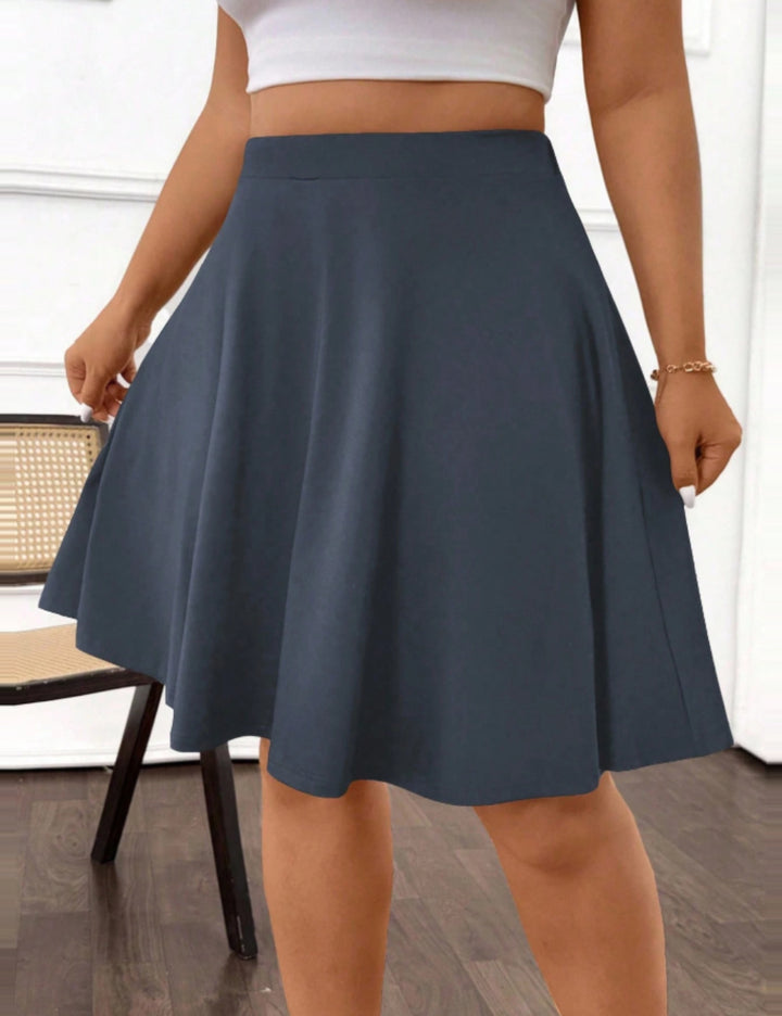 Shein Curve+ mini szoknya, kék