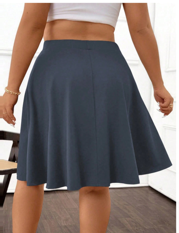 Shein Curve+ mini szoknya, kék