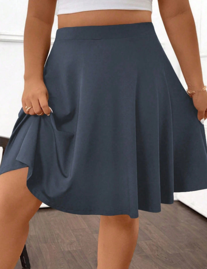 Shein Curve+ mini szoknya, kék