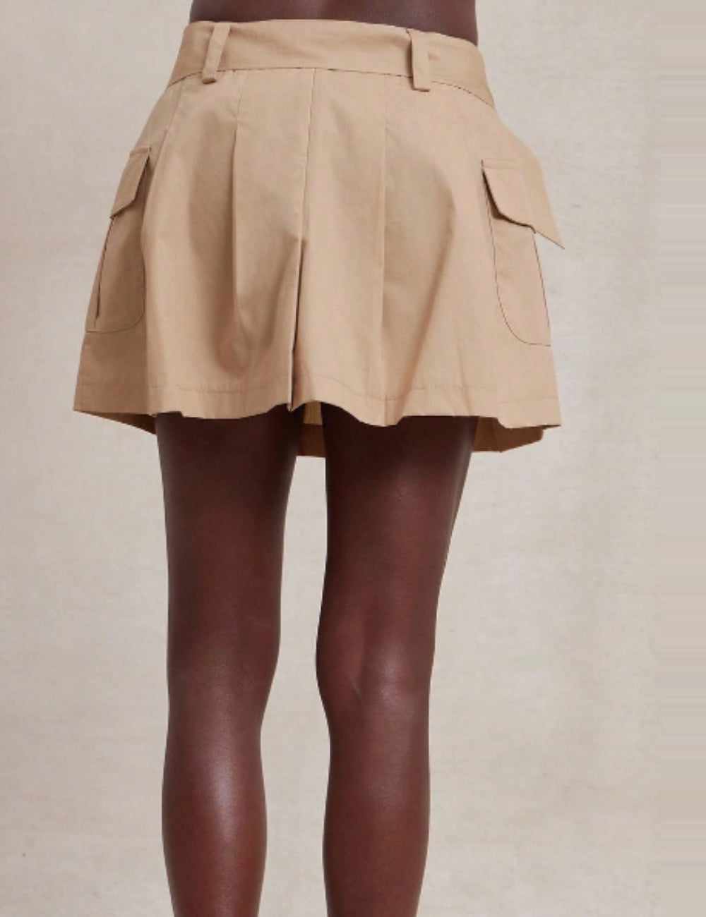 SHEIN miniszoknya, bézs