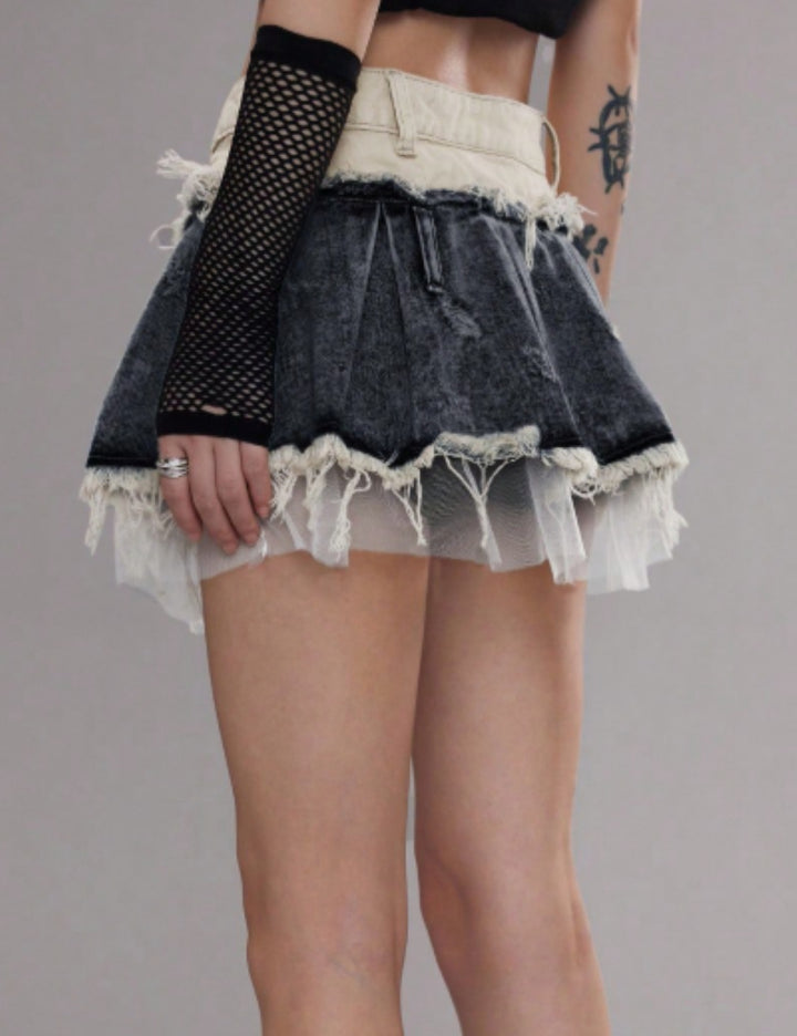Shein miniszoknya, szürke