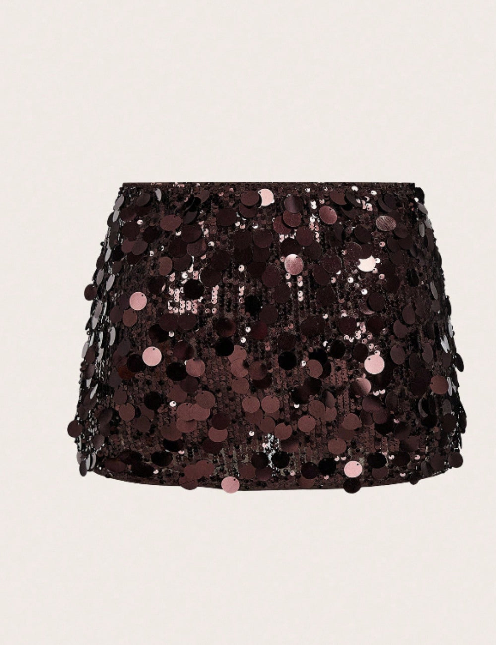 Shein miniszoknya, barna