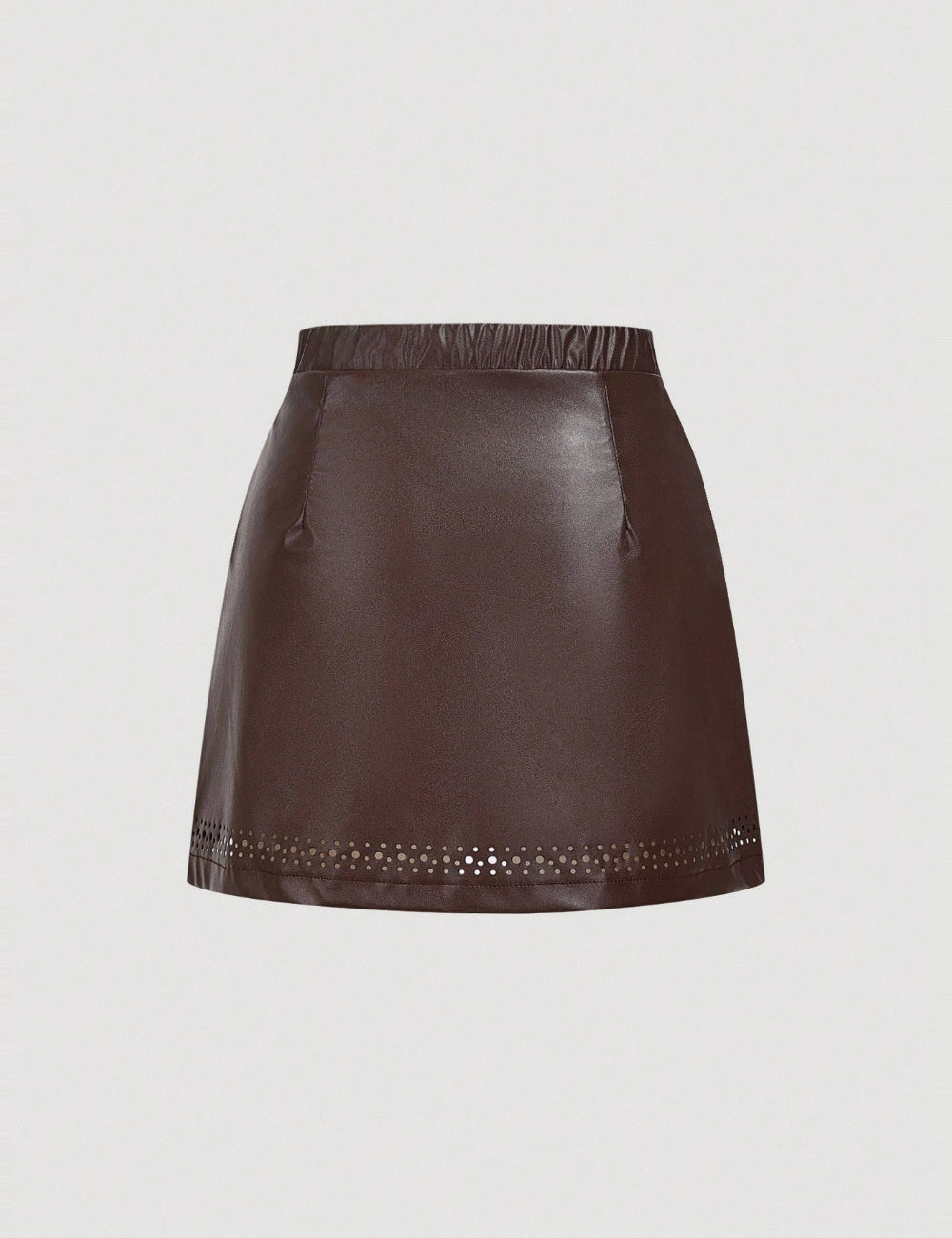 Shein miniszoknya, barna