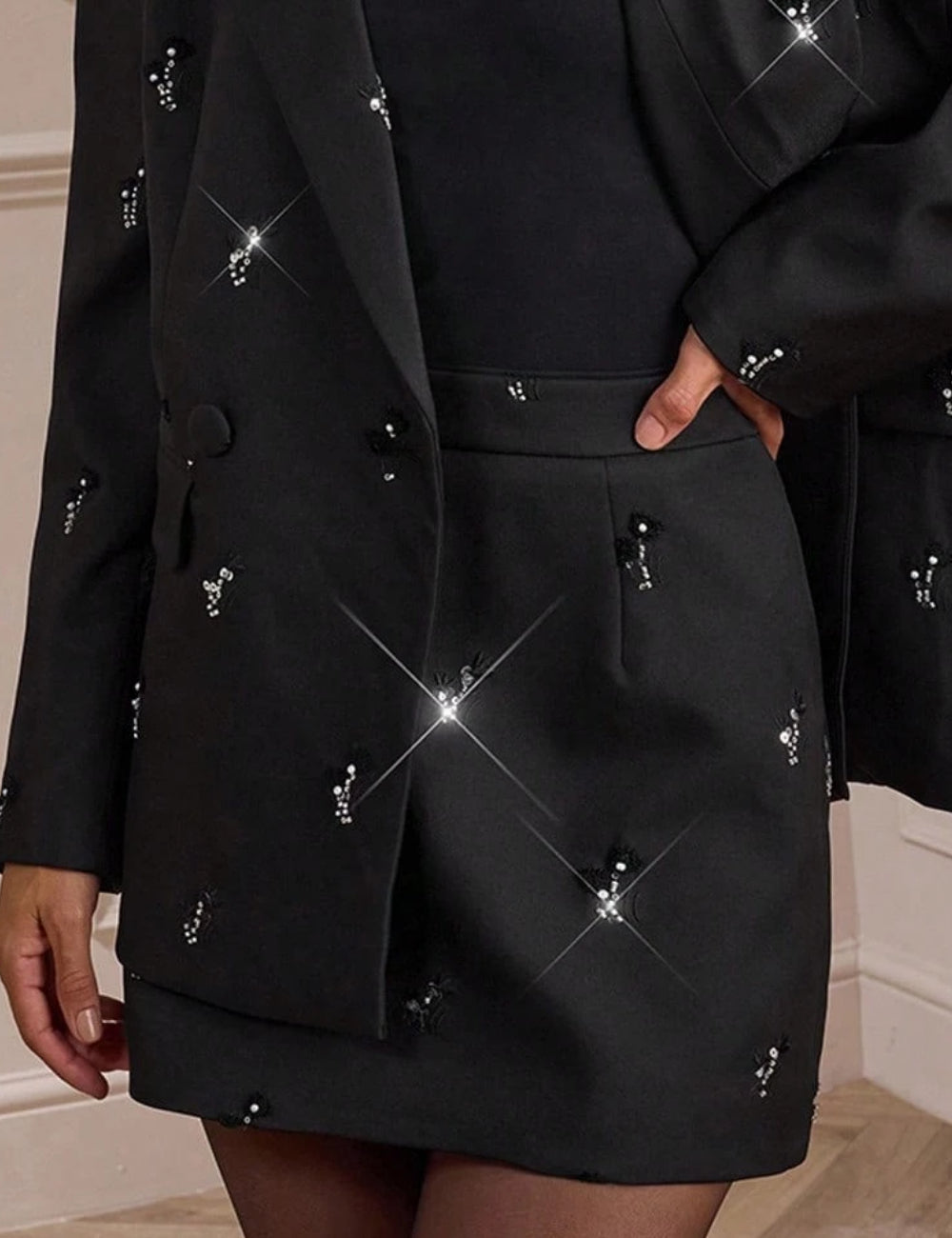 Fustă mini Shein, negru