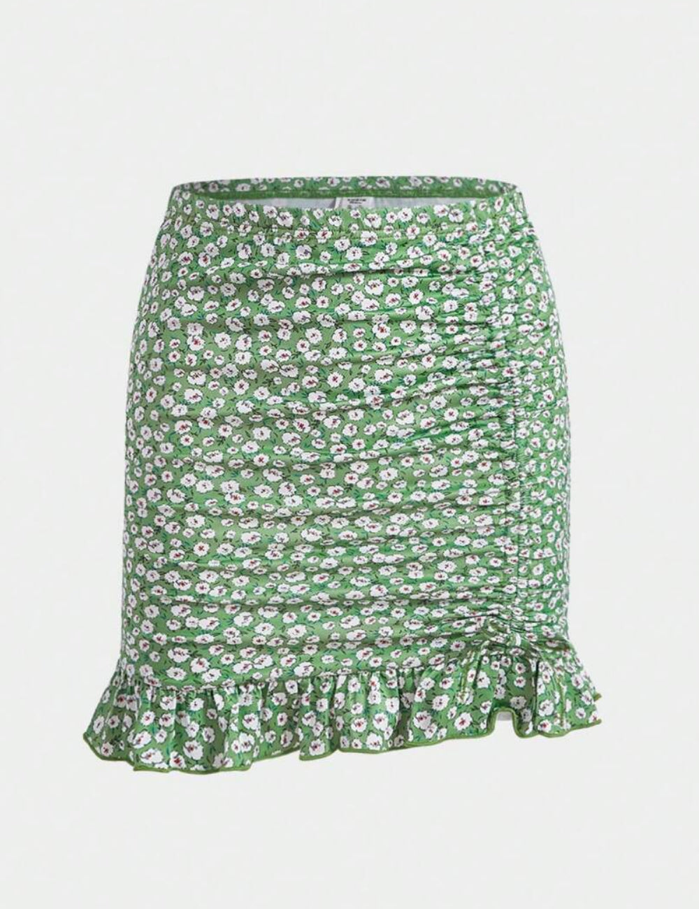 Shein mini szoknya, zöld