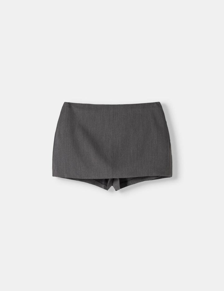 Fustă Pantalon Bershka, gri