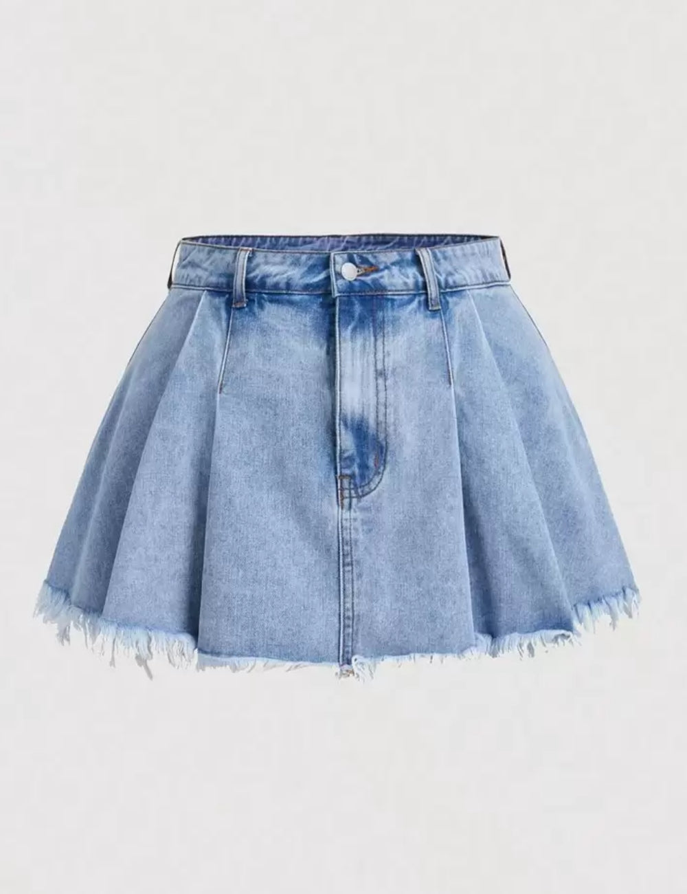 Shein Curve+ Szoknyanadrág, kék