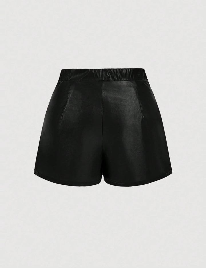 Fustă Pantalon Shein Curve+, negru