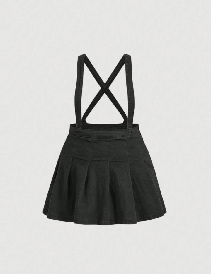 Shein Curve+ szoknya, fekete