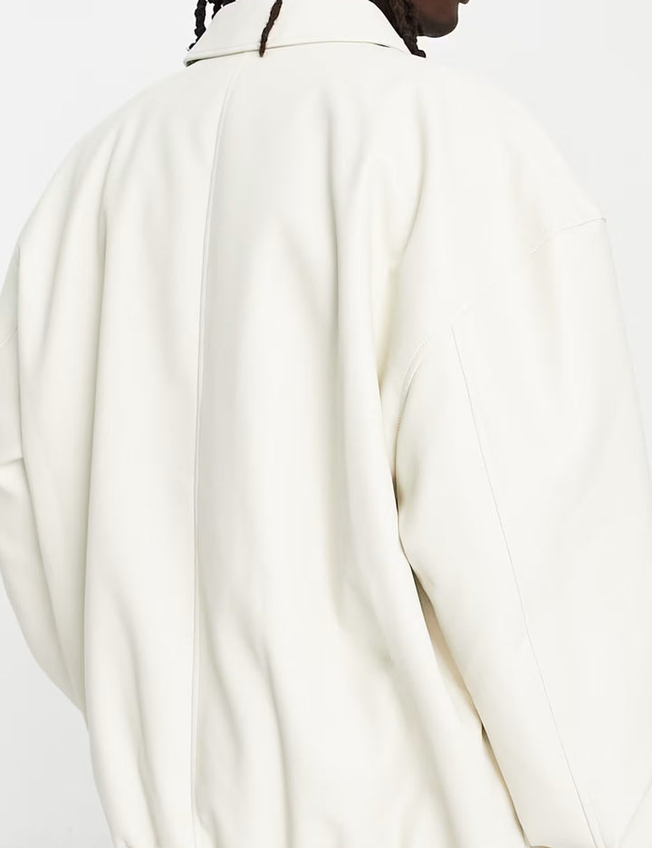 ASOS kabát, krémszínű