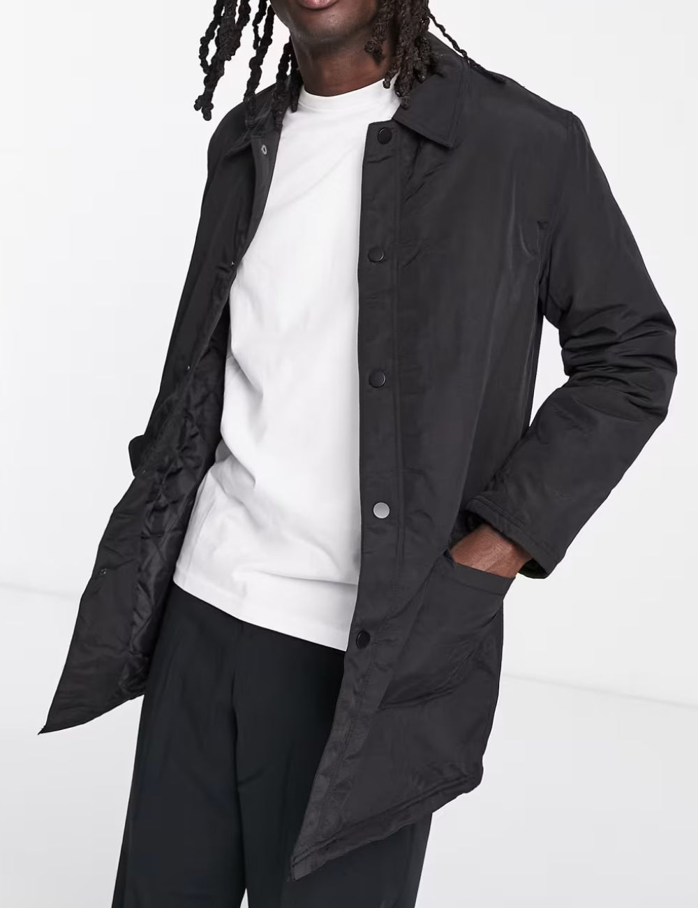 ASOS kabát, fekete