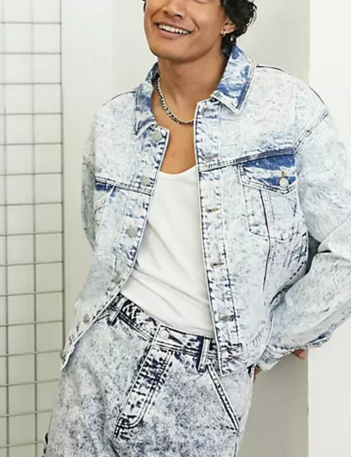 ASOS farmerdzseki, kék