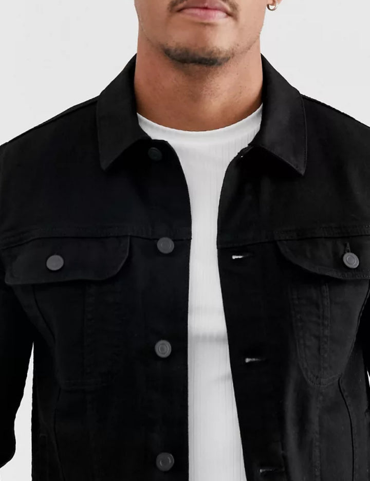 ASOS fekete farmerdzseki
