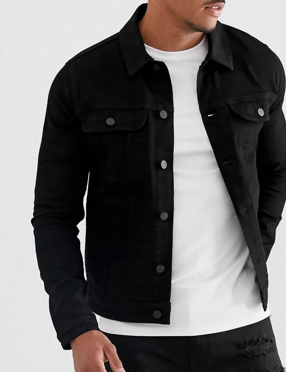 ASOS fekete farmerdzseki