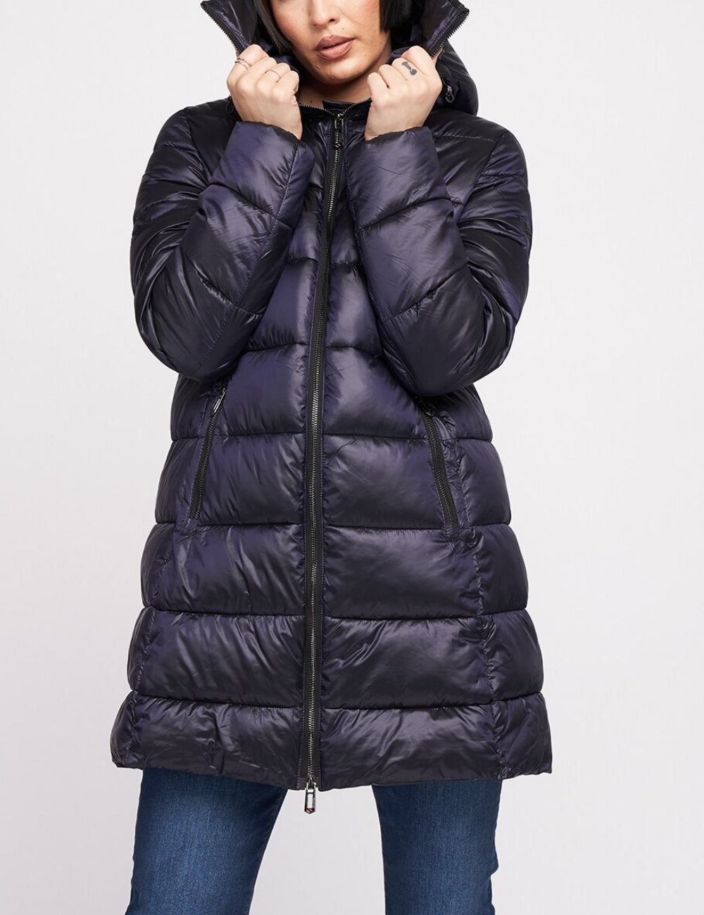 Lee Cooper hosszú kabát, sötétkék