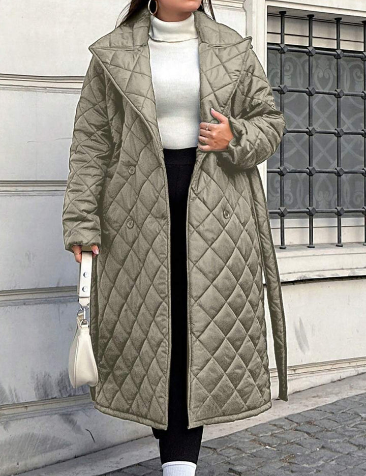 Shein Curve+ bézs kabát
