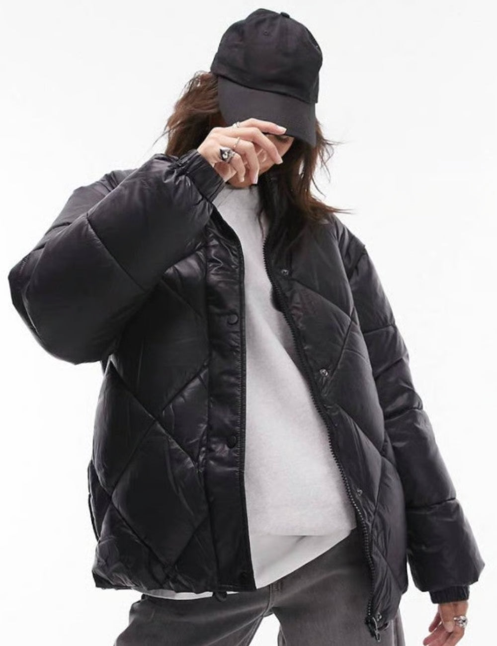 Topshop dzseki, fekete