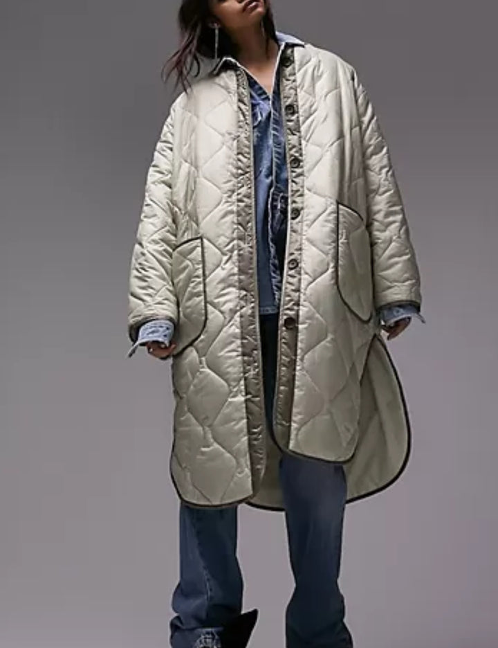 Topshop kabát, zöld