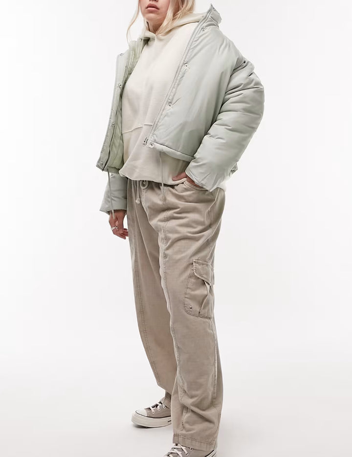 Topshop kabát, zöld