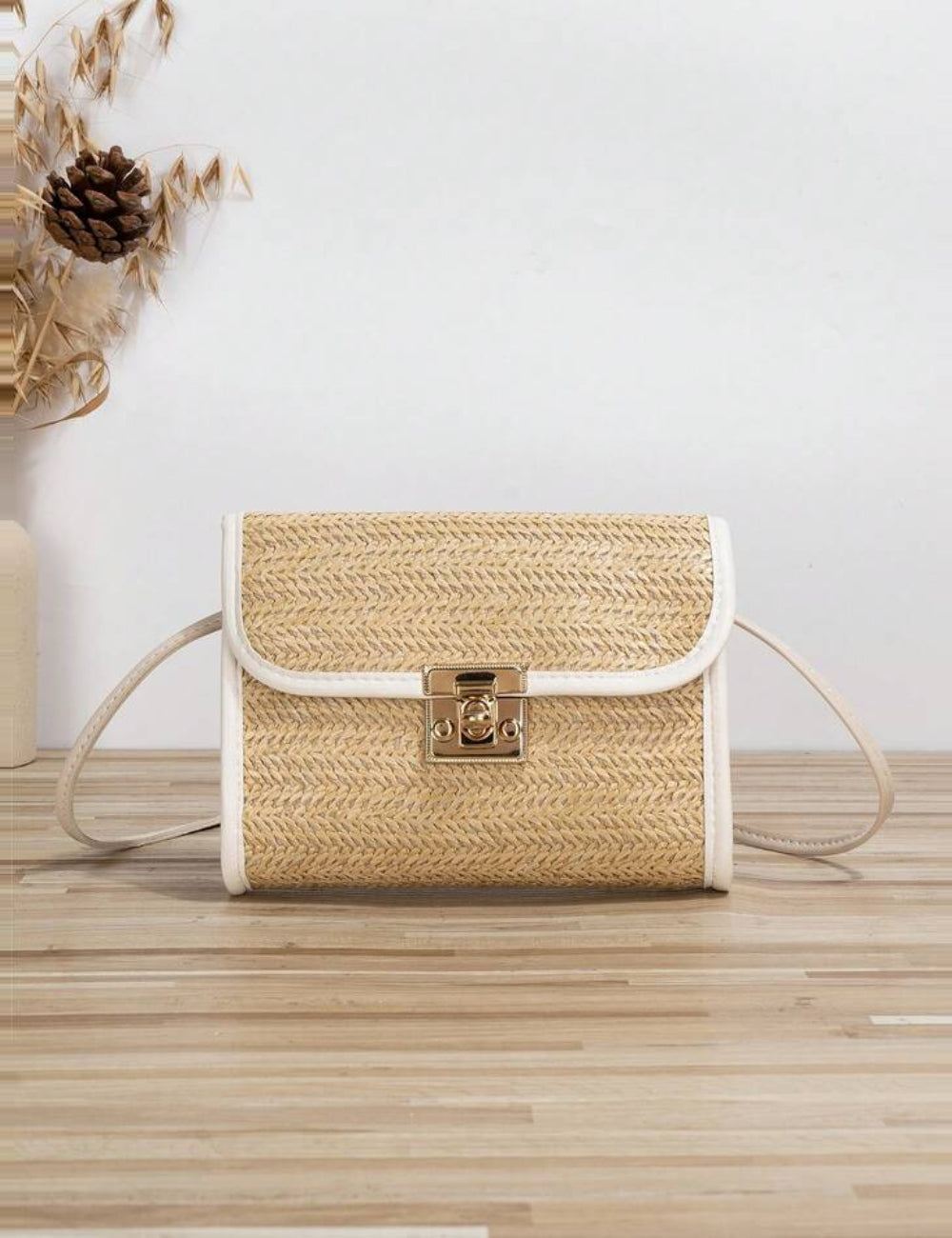 Shein mini táska, bézs