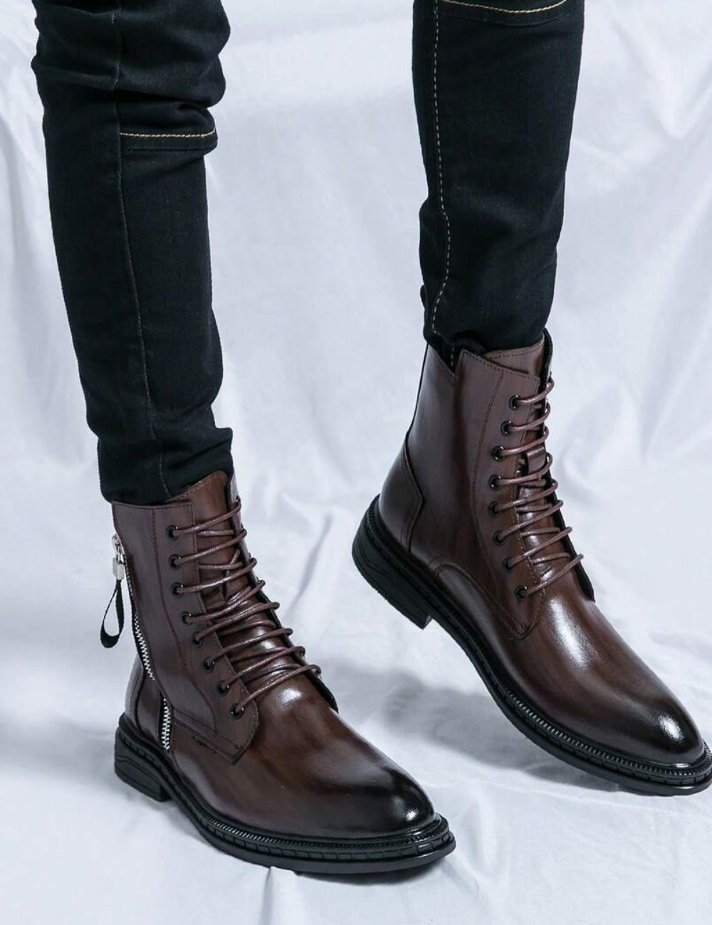 Shein csizma, barna