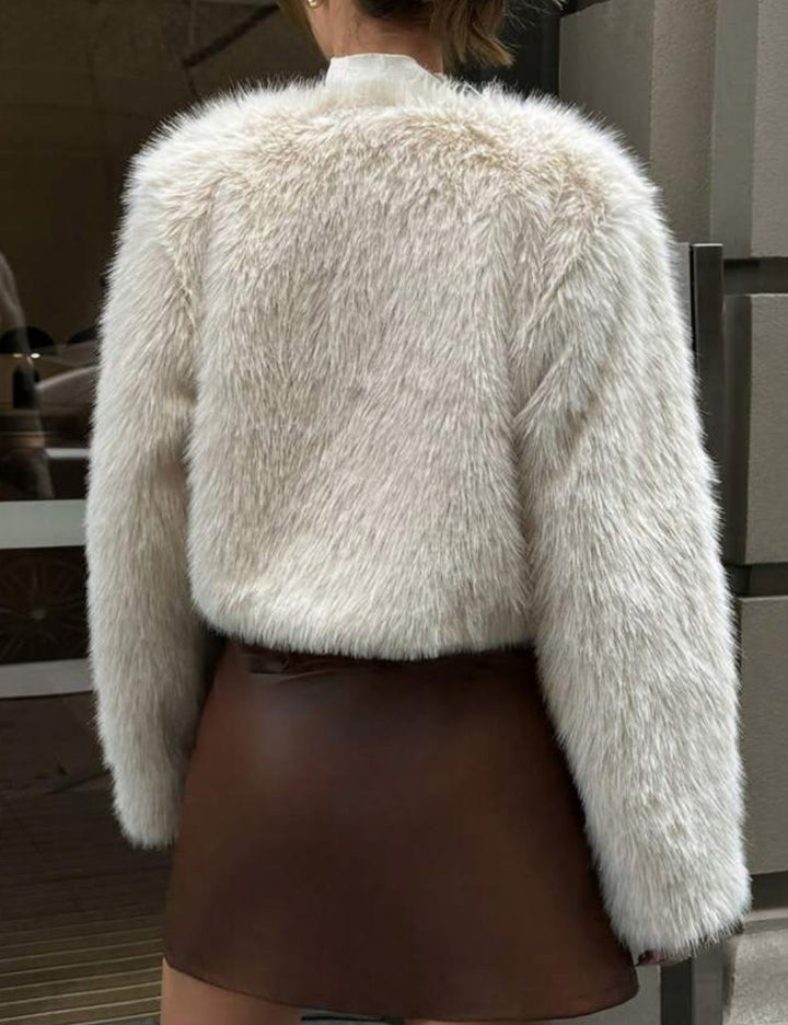 Shein bézs bunda