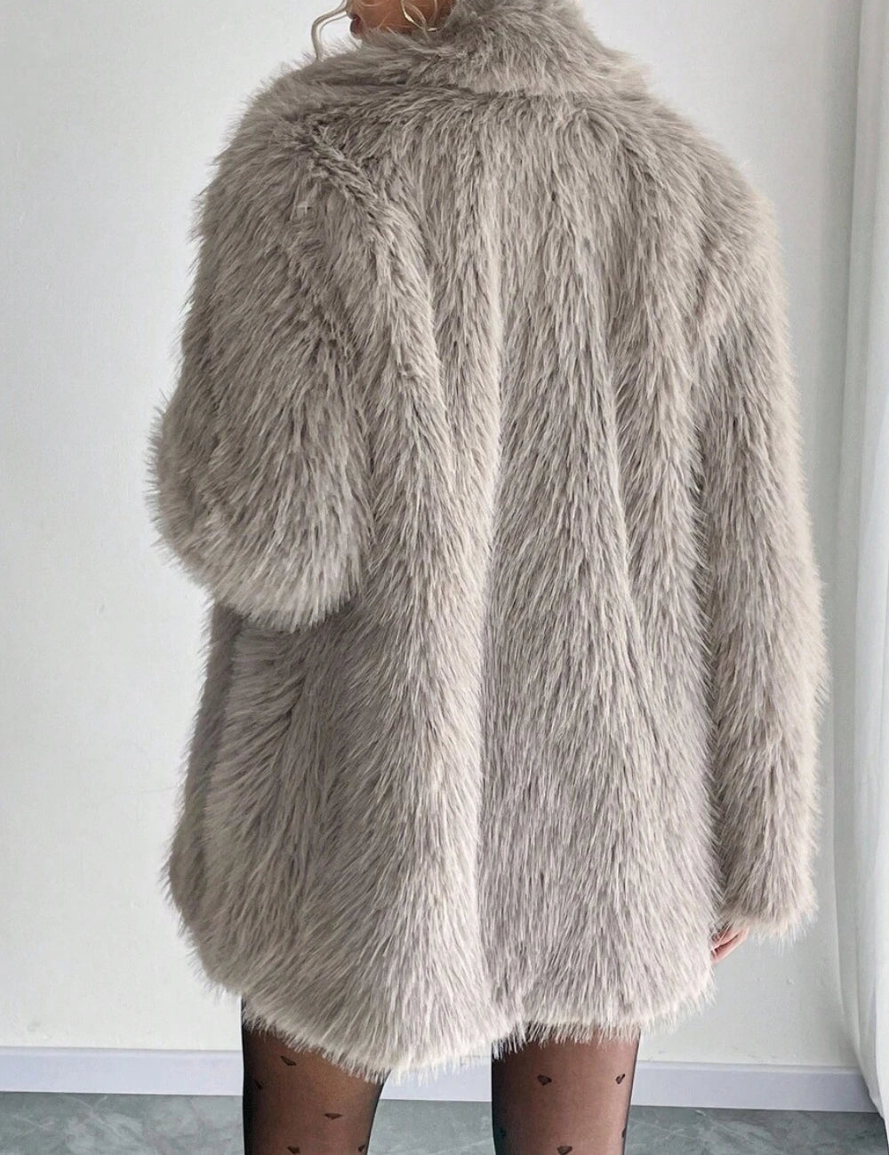 Shein bézs bunda