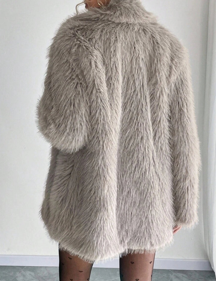 Shein bézs bunda