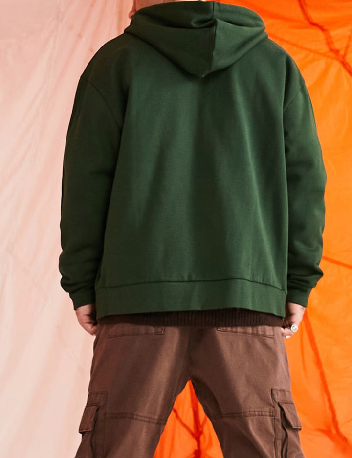 ASOS kapucnis pulcsi, zöld