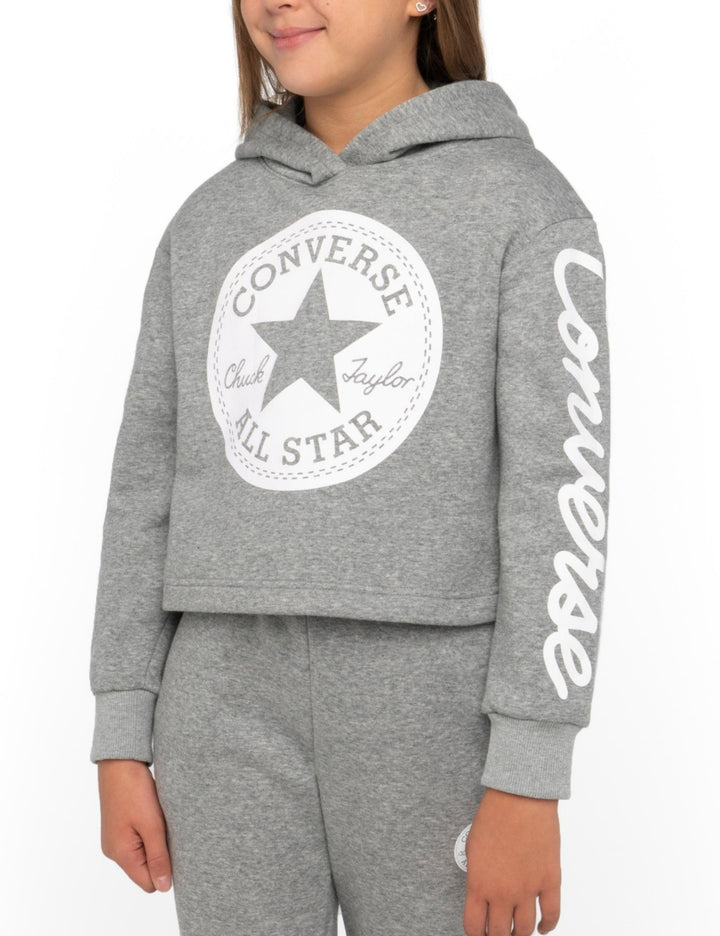 Converse szürke kapucnis felső